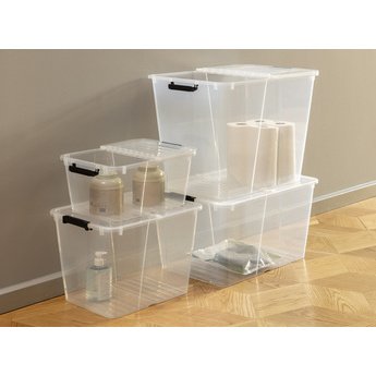 Plast team Boîte de rangement HOME BOX FLEX, 65 litres