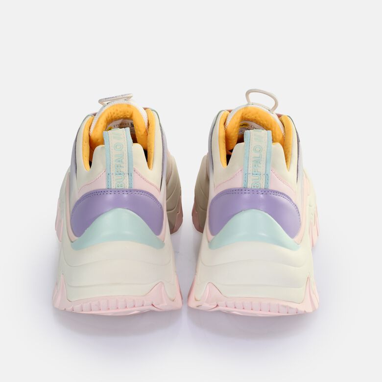 Trail Baskets basses véganes, pastel multicolore