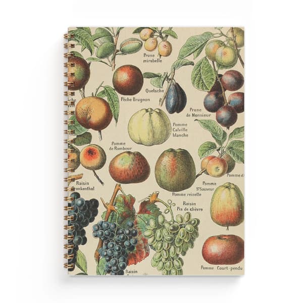 Notatbok A5 Vintage Frukt
