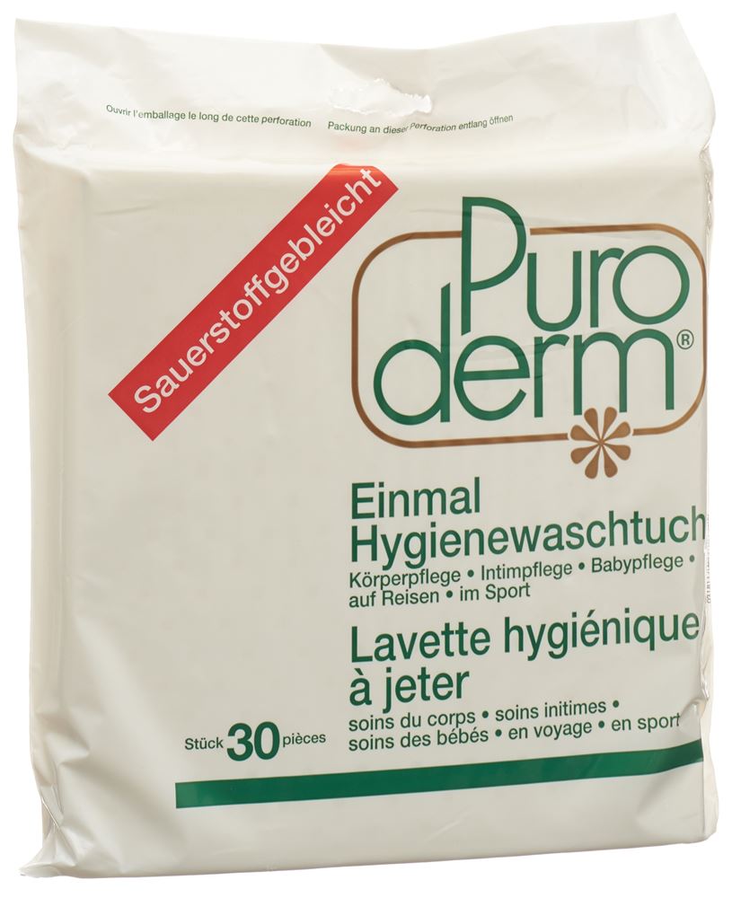PURODERM Einmal Hygienewaschtücher<br>30 Stück