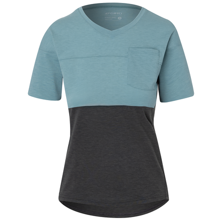 RIDE Damen-Gravel-Kurzarmshirt  mineralcharcoal  M