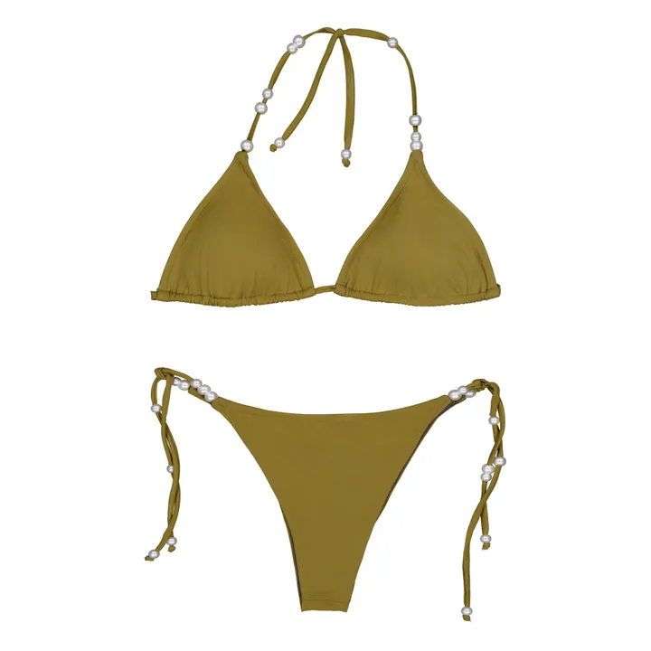 Caro luna Maillot 2 Pièces Perla | Vert kaki