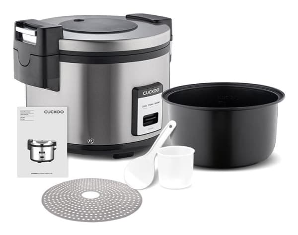 Cuckoo CR-3055, Sort, Sølv, Aluminium, 1460 W, 120 V, 60 Hz, 482,6 mm