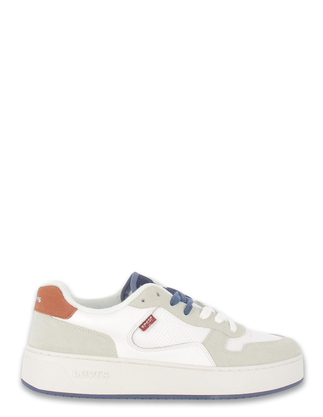 levi's Baskets de ville Homme levi's glide blanc/beige