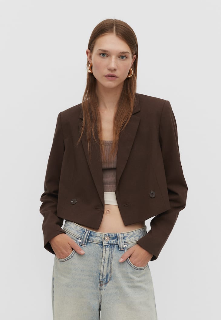 Blazer curto