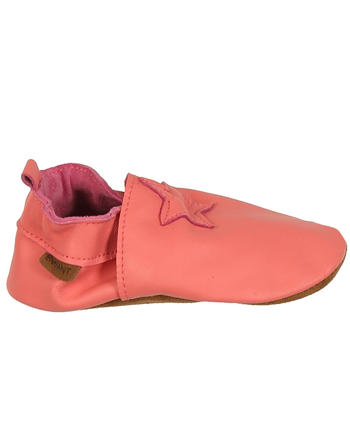 Krabbelschuhe STAR in pfirsich
