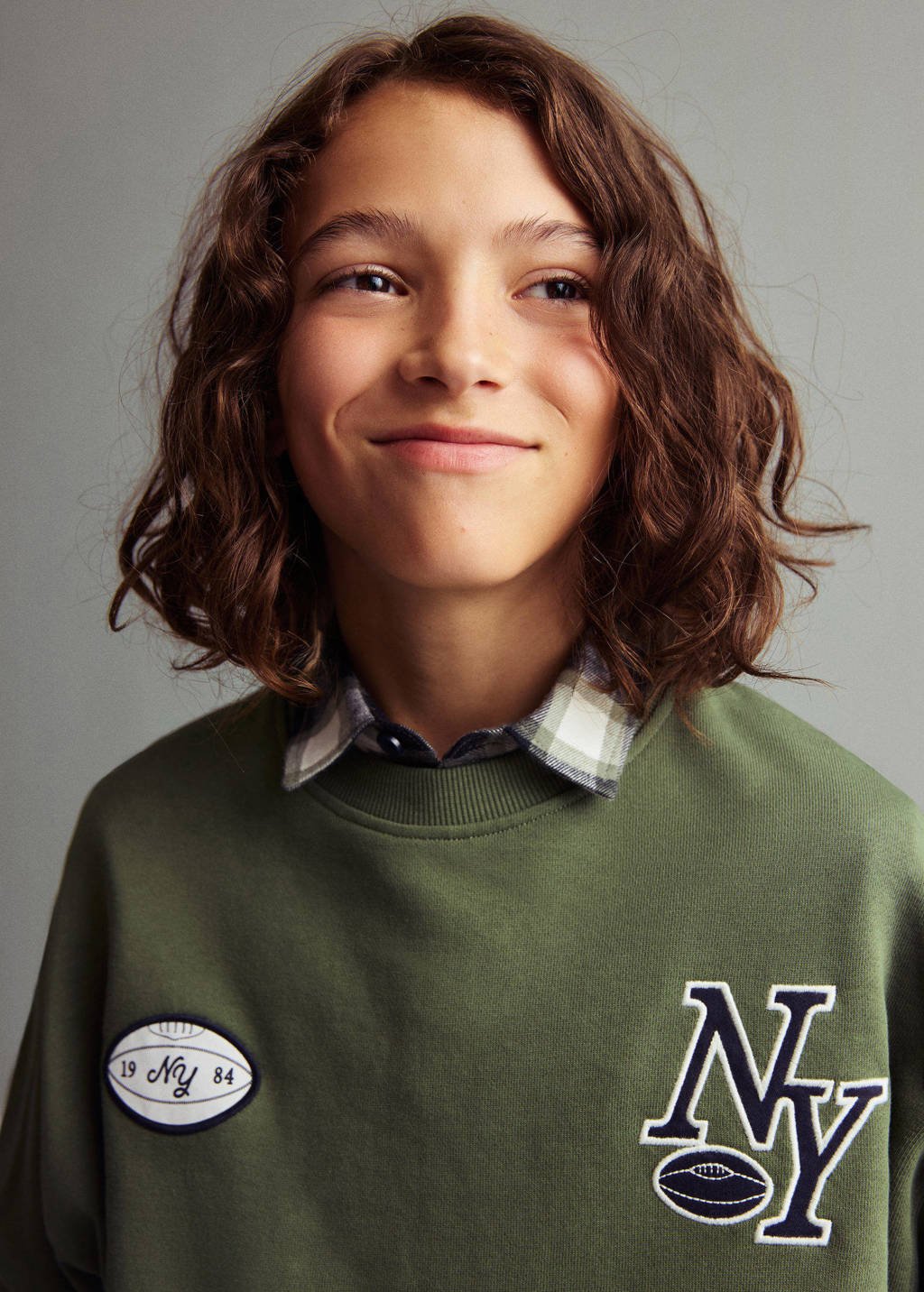Mango Kids sweater groen