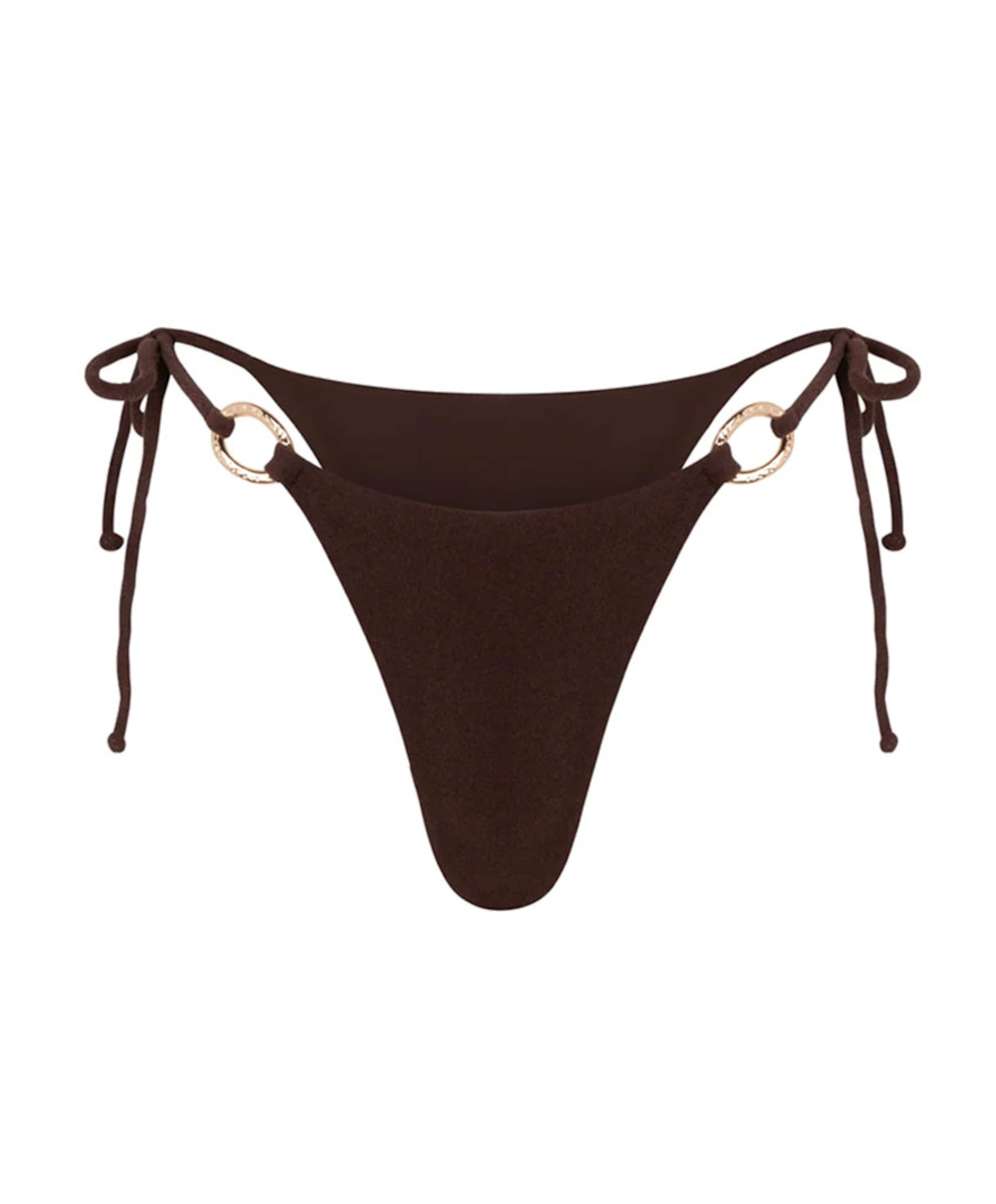 The Lola Club Dames bikinibroekje bruin