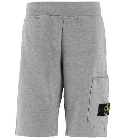 Stone Island Sweatshorts - Grau Meliert