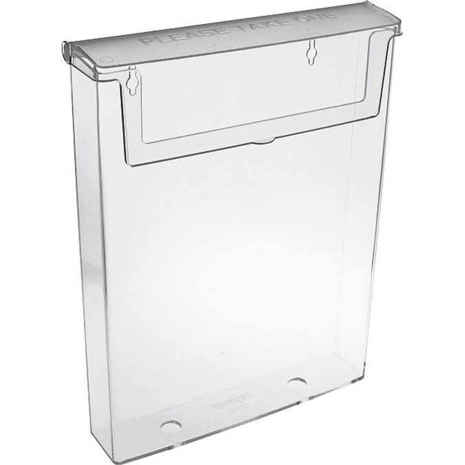 Présentoir mural extérieur 1 case transparent