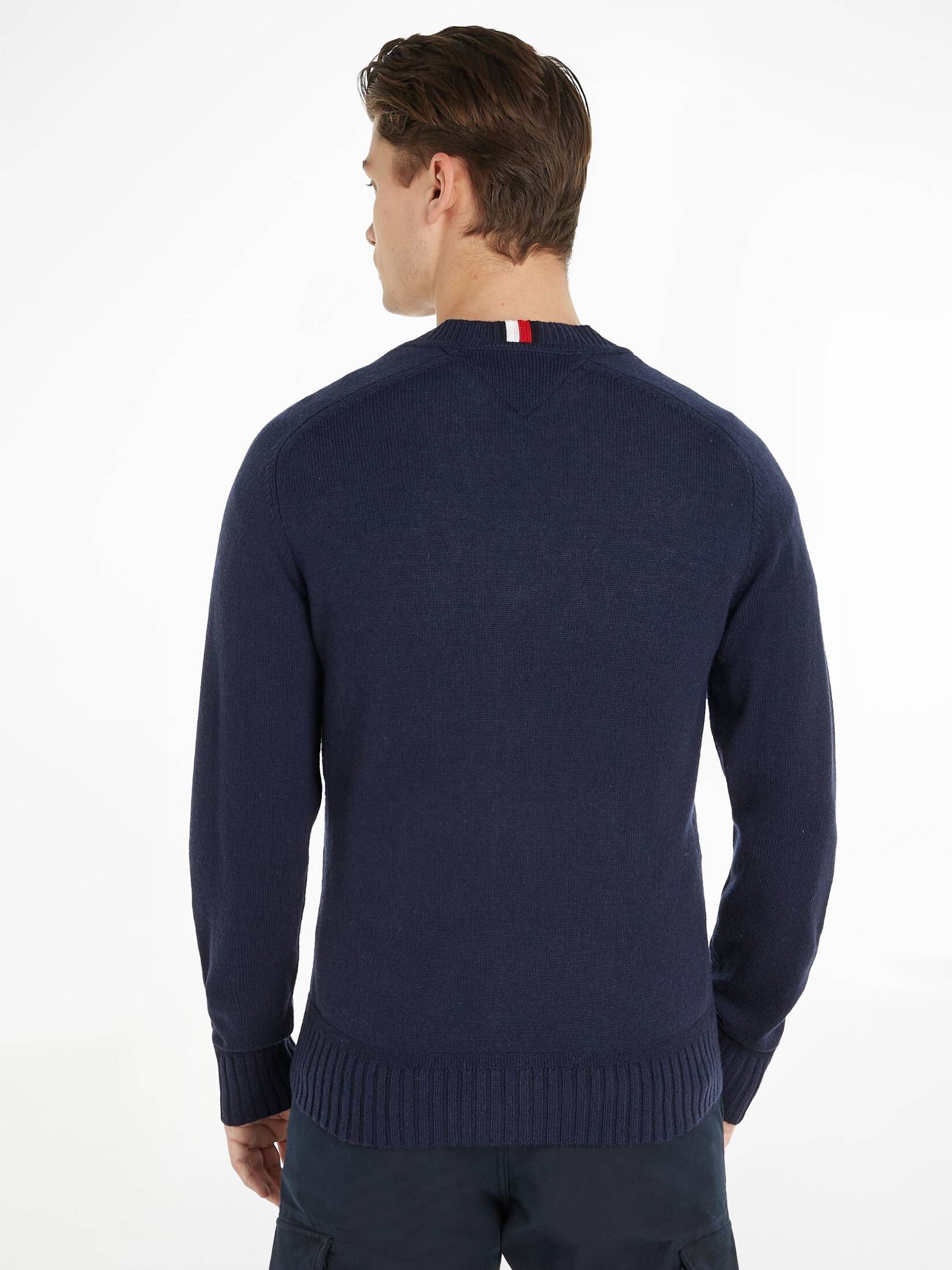 Tommy Hilfiger| Herren Strickjacke aus Wolle