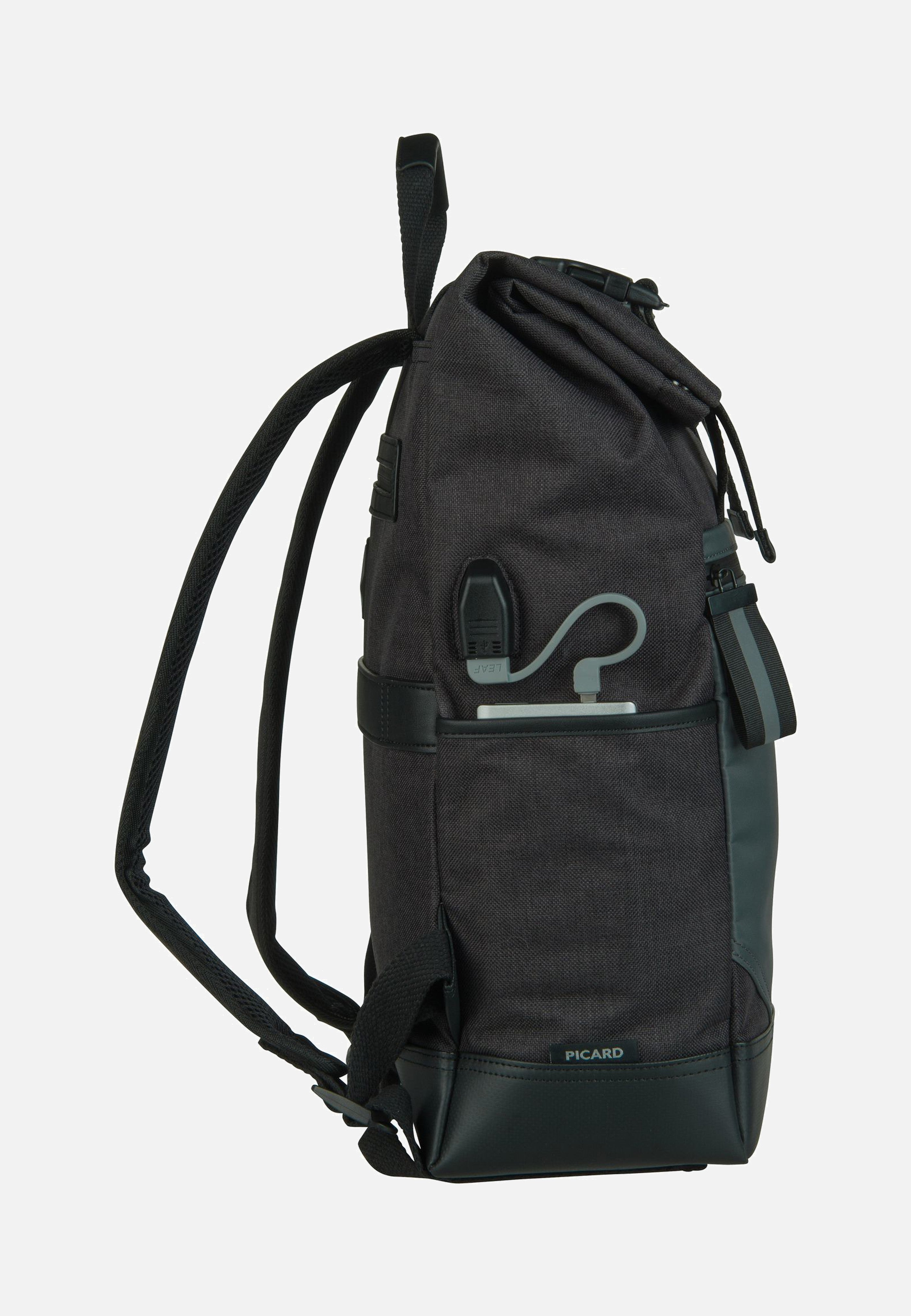 Speed 2393 Schwarz - Rolltop Rucksack