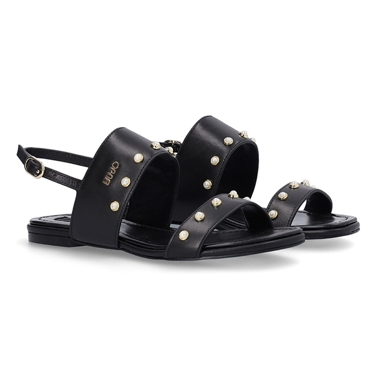 Liu-Jo Sandales en Cuir Rachele noires