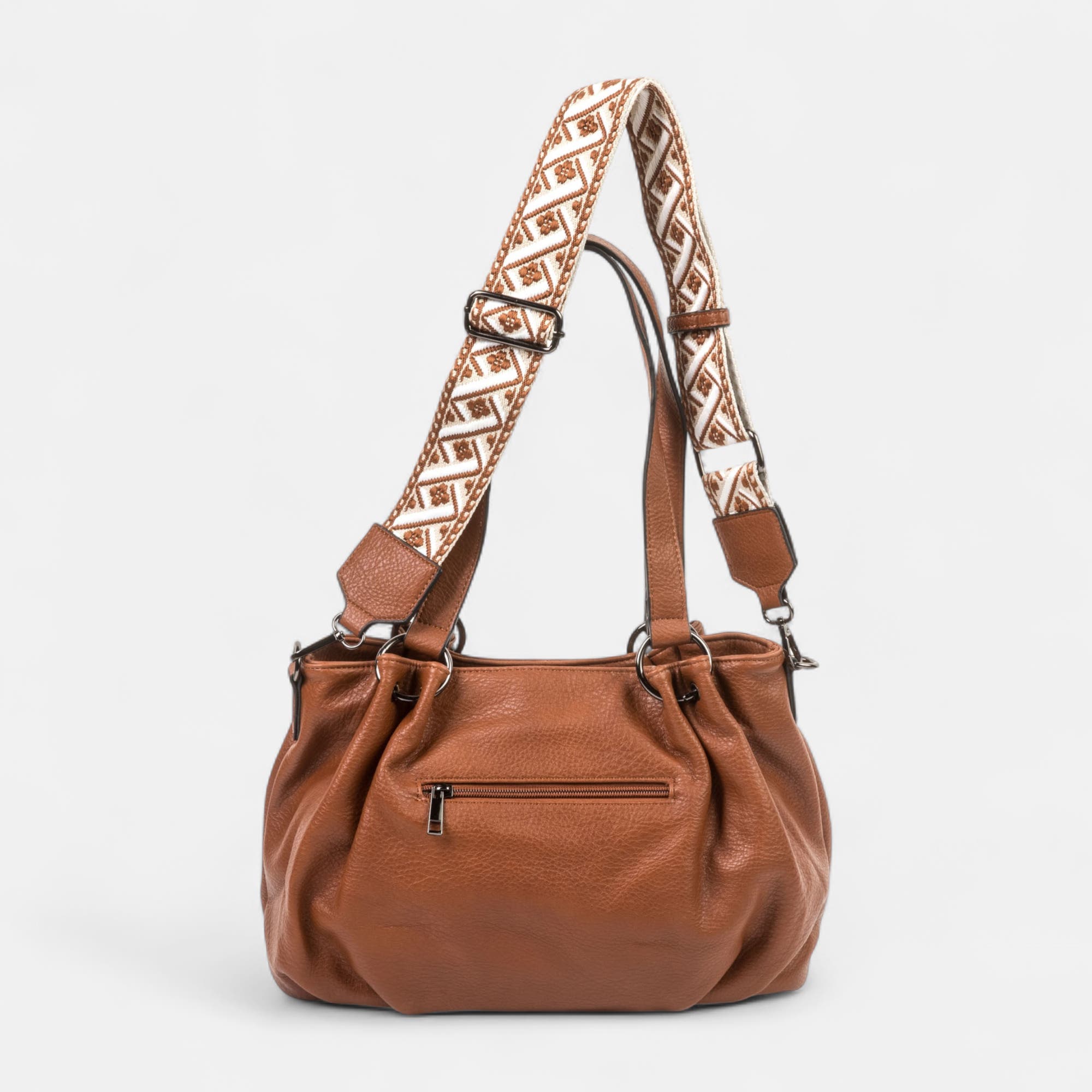 Sac de shopping cognac