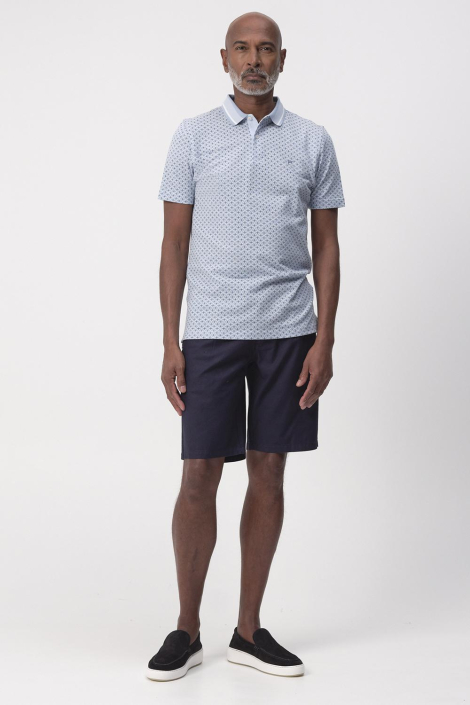 Campbell blauwe heren polo