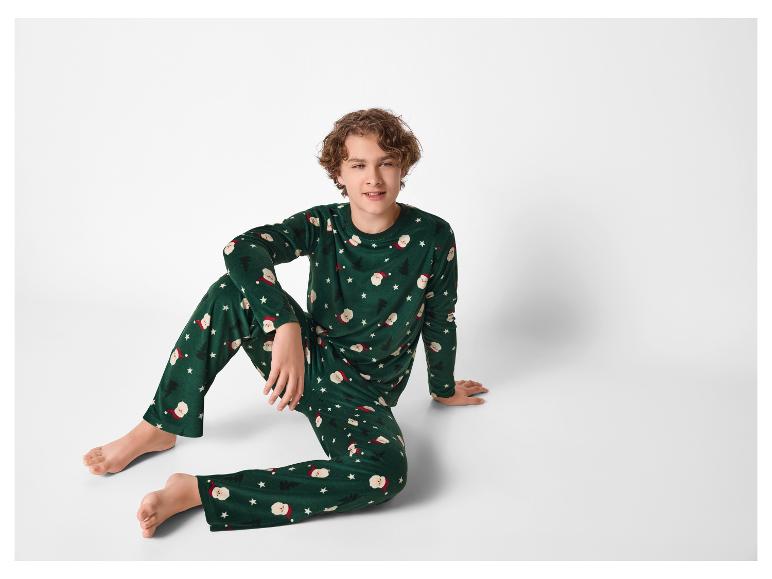 Velours kinder kerstpyjama