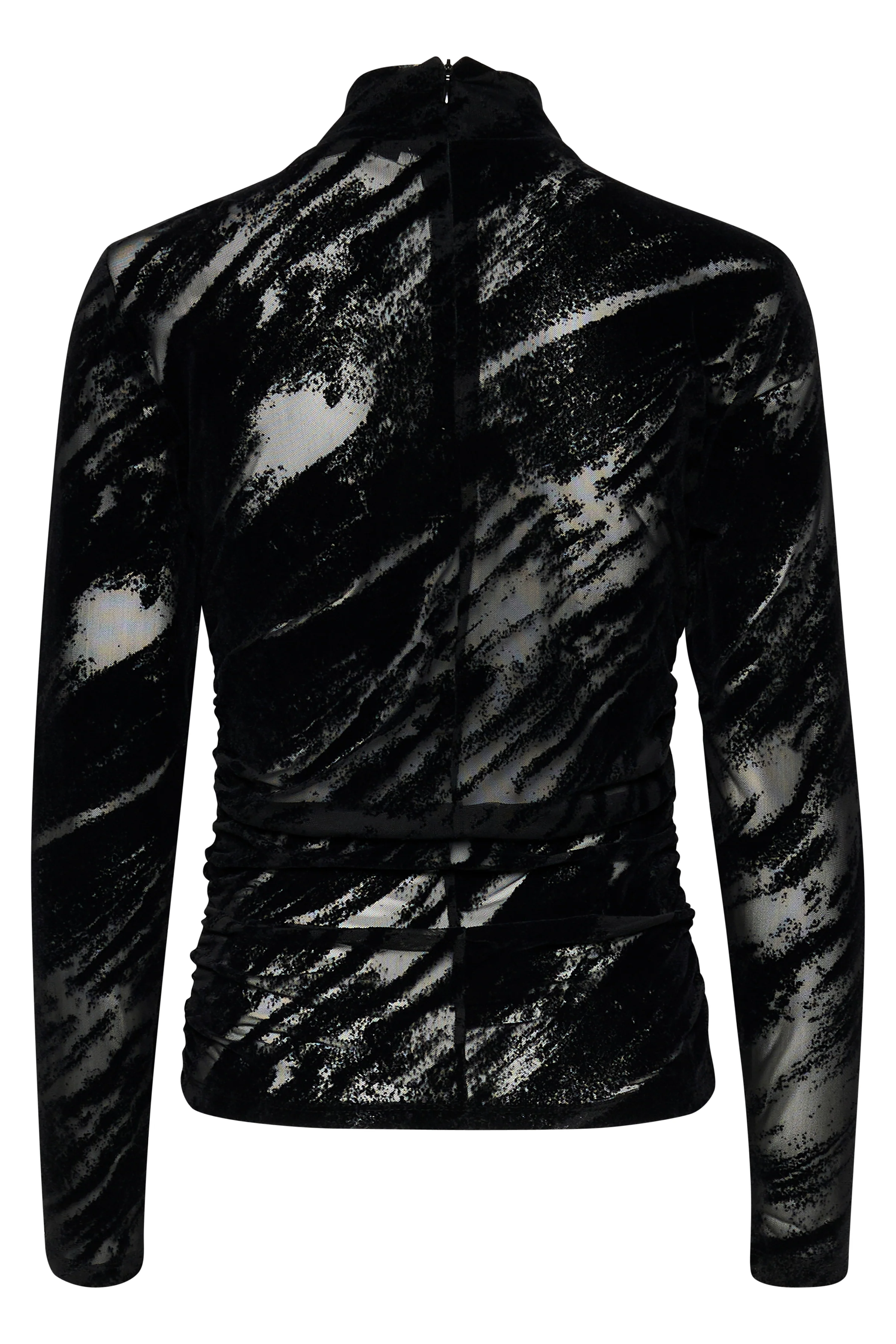 GESTUZ  FlikkaGZ ls bluse - sort