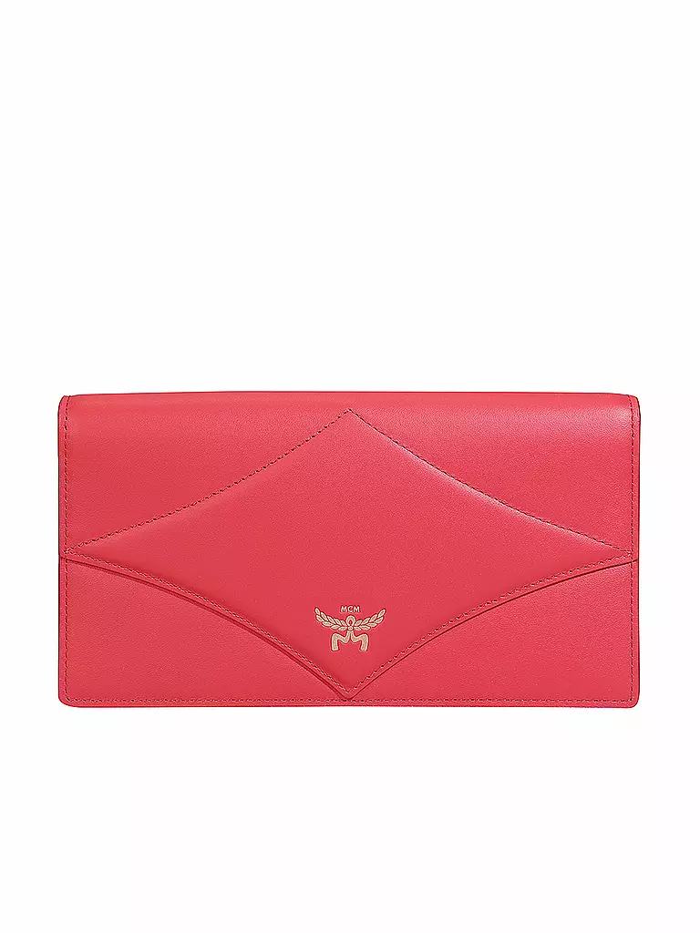 MCM Ledertasche - Mini Bag DIAMOND Large rot