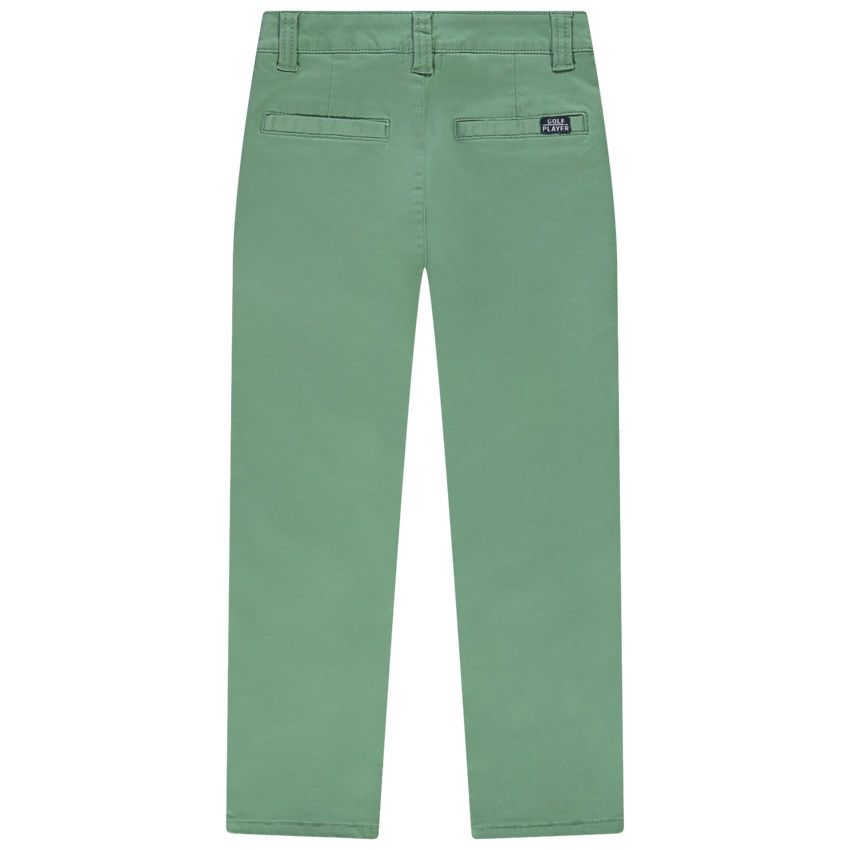 Pantalon chino en sergé pour garçon - Vert