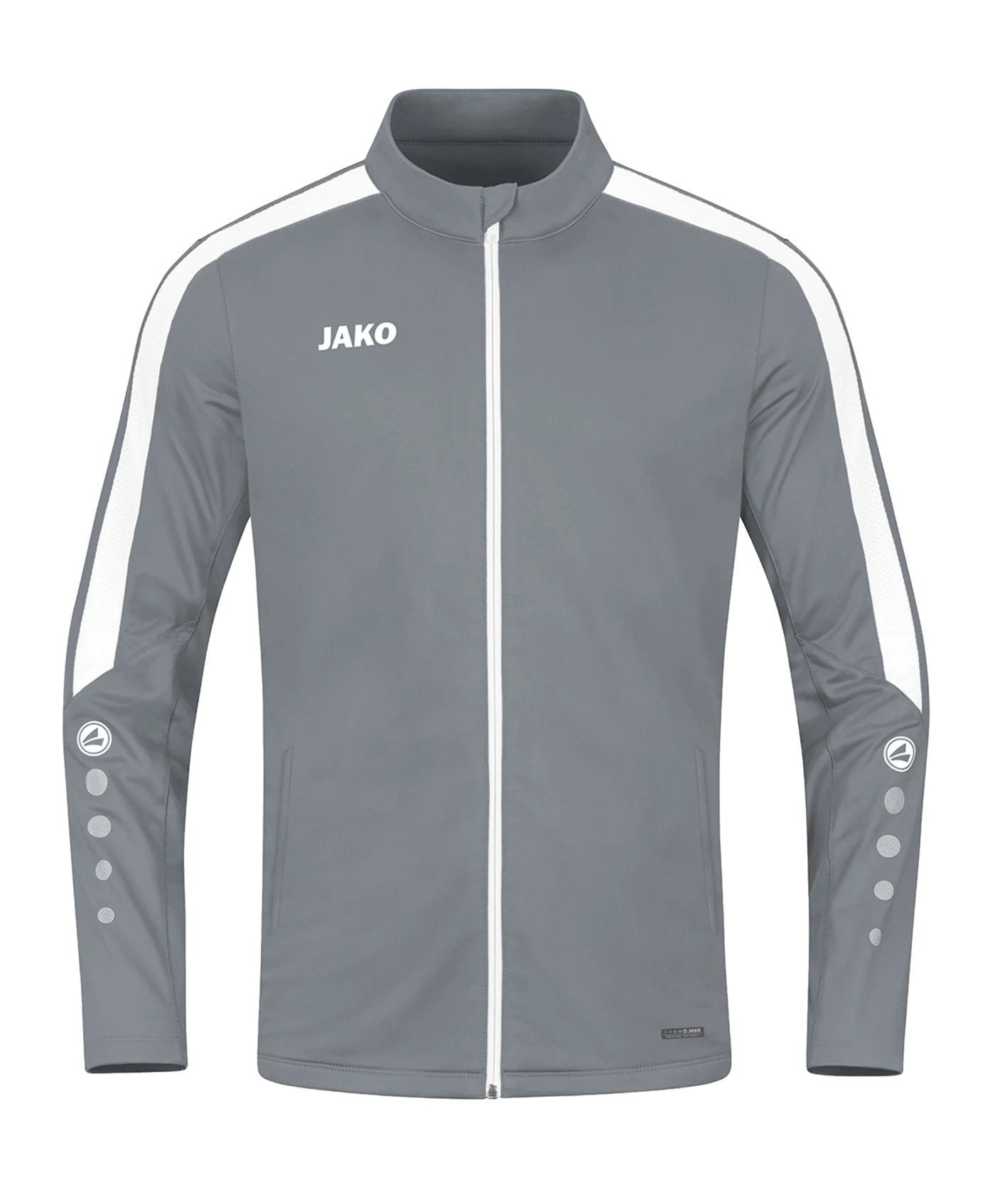 JAKO Power Polyesterjacke Damen Grau Weiss F840