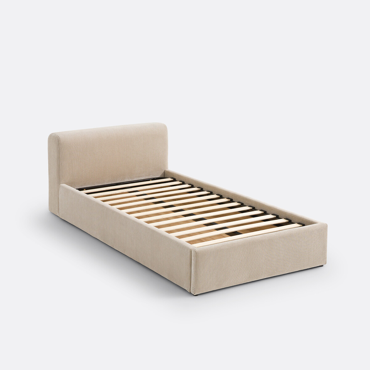 LA REDOUTE INTERIEURS<br>Cama de veludo cotelê com lade Taglia