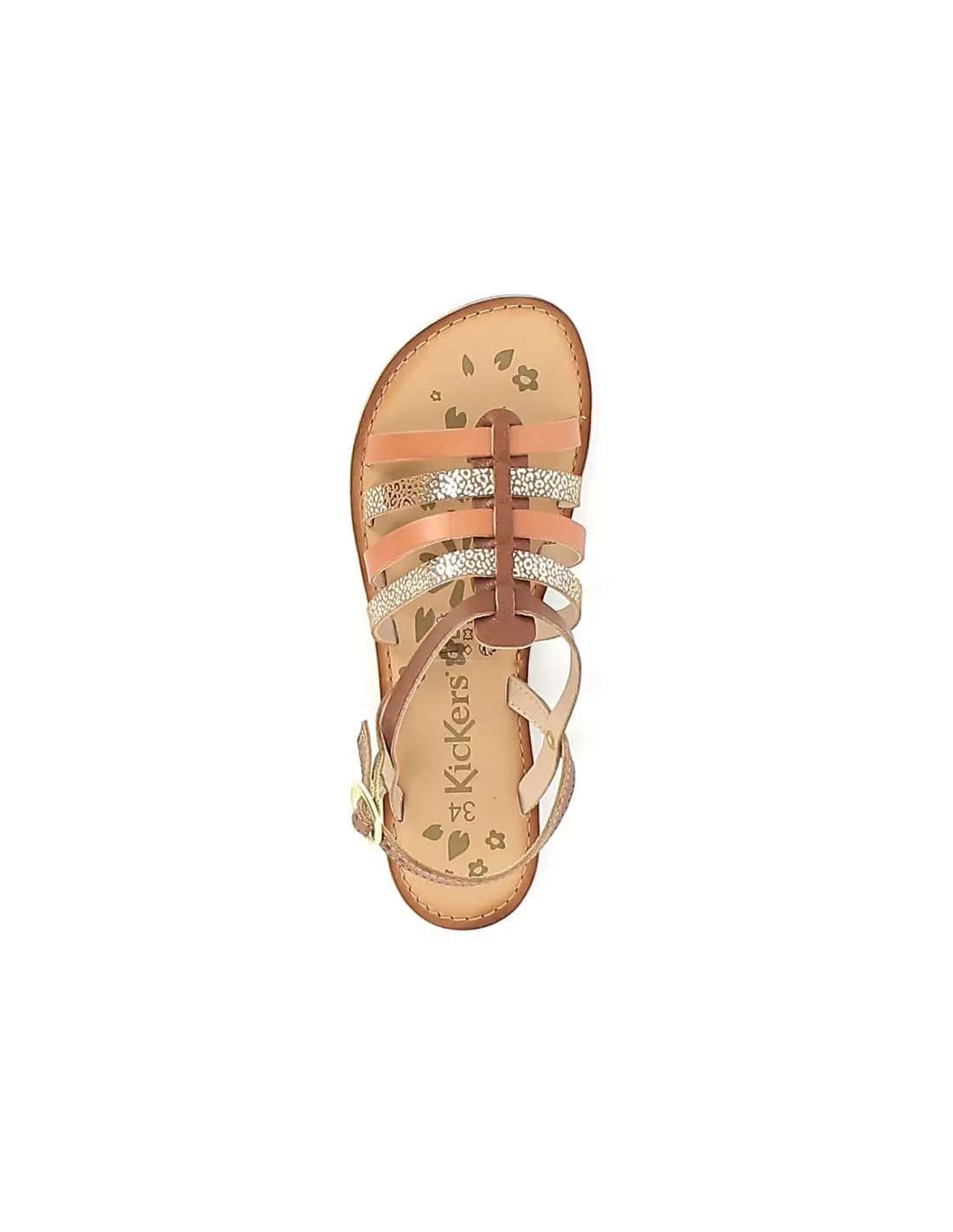 KICKERS DIXON - Sandales & nu-pieds Camel