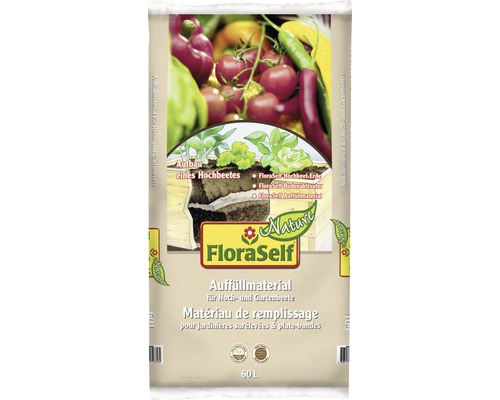 FloraSelf Nature 60 L verhoogd bed en tuinbedvulmateriaal