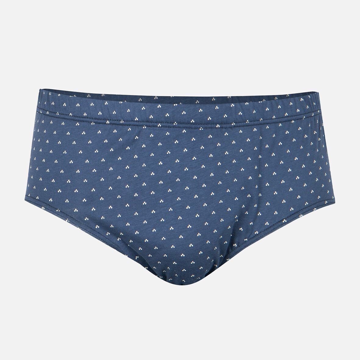 EMINENCE<br>Cueca de cintura alta fechada com estampa