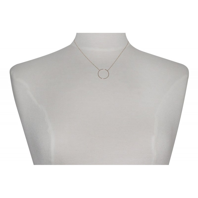 Collier Plaqué Or Cercle