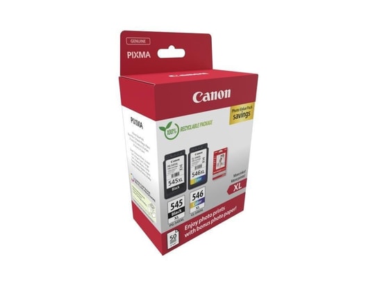 CANON - Cartouche d'encre Pack de 2 cartouches d'encre + pack papiers photo