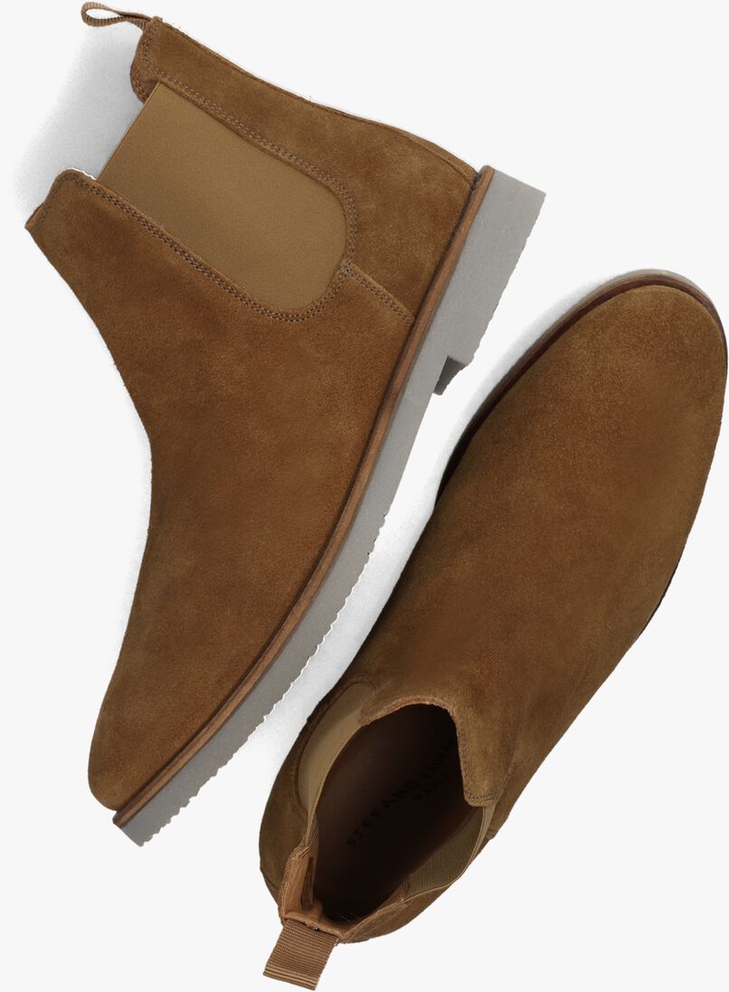 bruine stefano lauran chelsea boots s3075