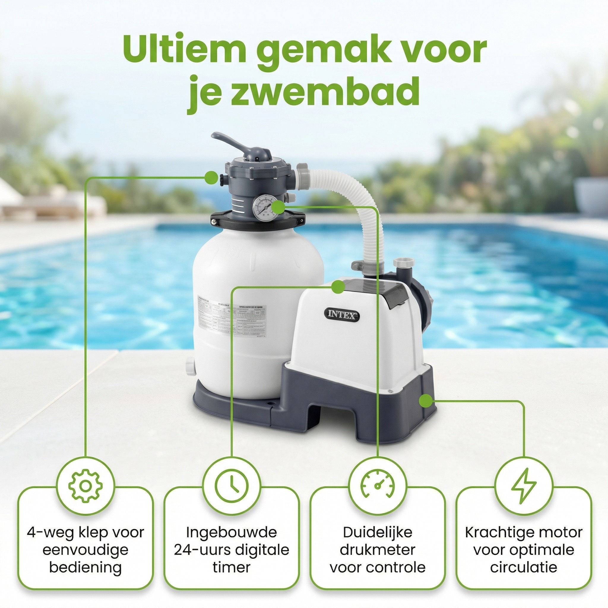 Intex SX925 2000 l/u zandfilterpomp