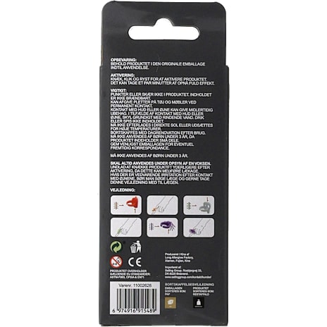 Halloween glow ringe 3-pak - multifarvet