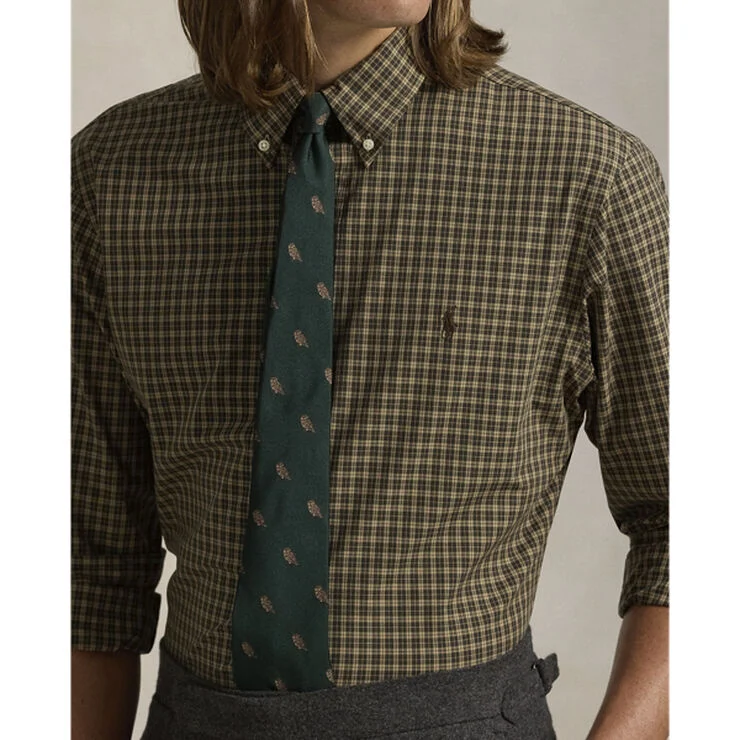 Polo Ralph Lauren 50/1 BISTRCH POPLIN-CUBDPPCS 6538 khaki/olive multi
