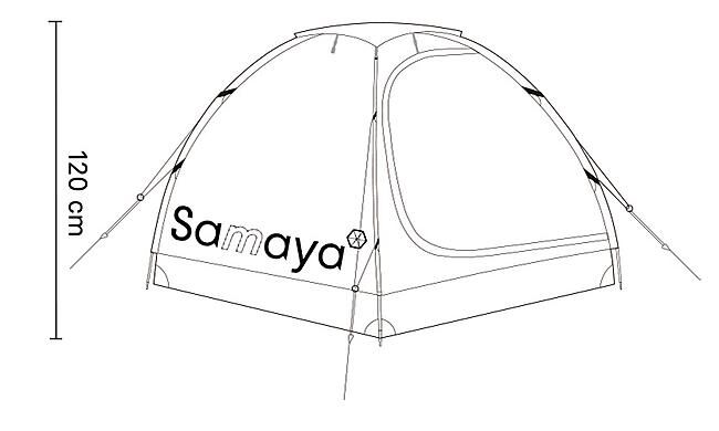 SAMAYA - TENTE ALPINE DYNEEMA 2.5 + MOUSTIQUAIRE
