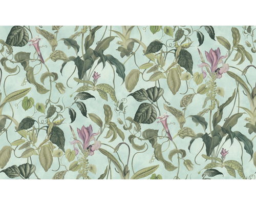 Vliesbehang 37988-2 Michalsky 4 - Verandering is goed jungle rank turquoise
