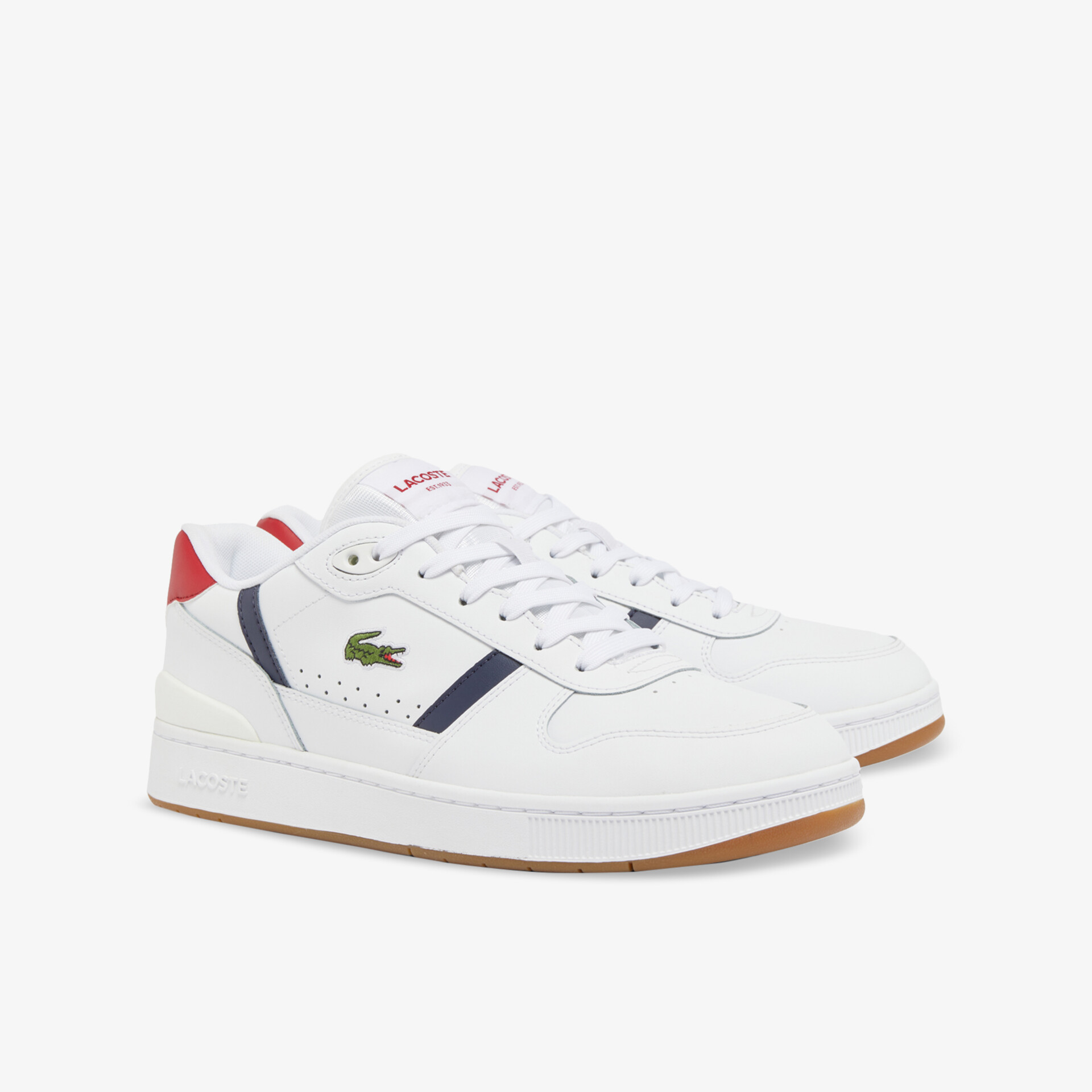 Lacoste T-Clip Herren Sneaker Low weiß