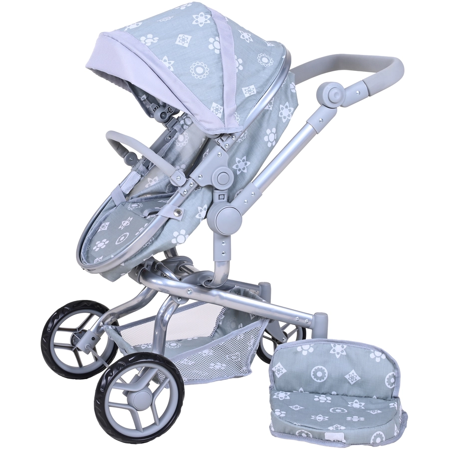 knorr toys® Puppenwagen Boonk - Royal grey grau