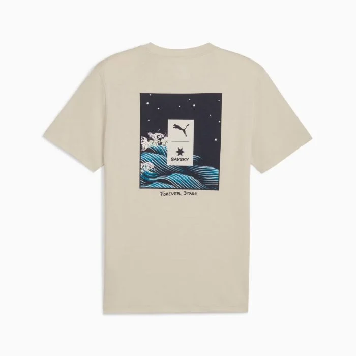 Puma Unisex T-shirts SS Tee Saysky Brun