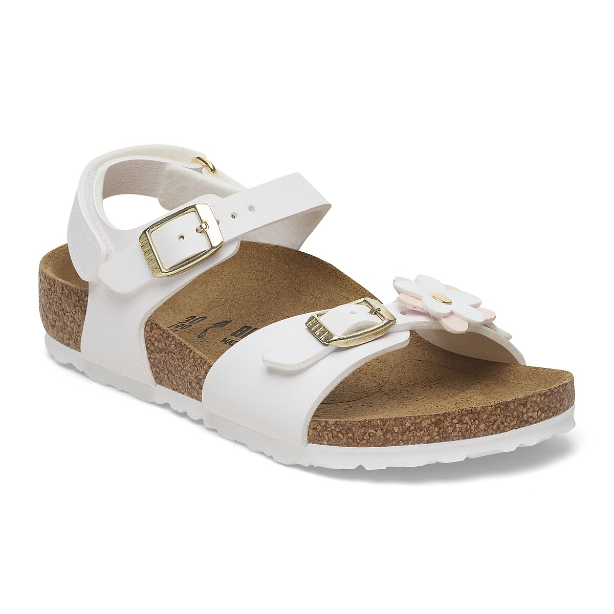 BIRKENSTOCK<br>Sandálias infantis Rio Flower com tira traseira