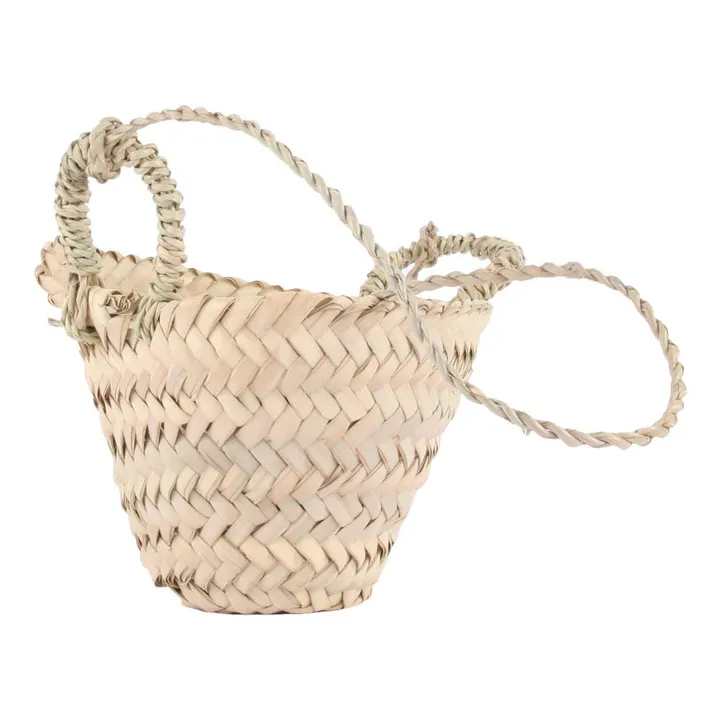 Cosydar Corbeille à suspendre en feuille de palmier