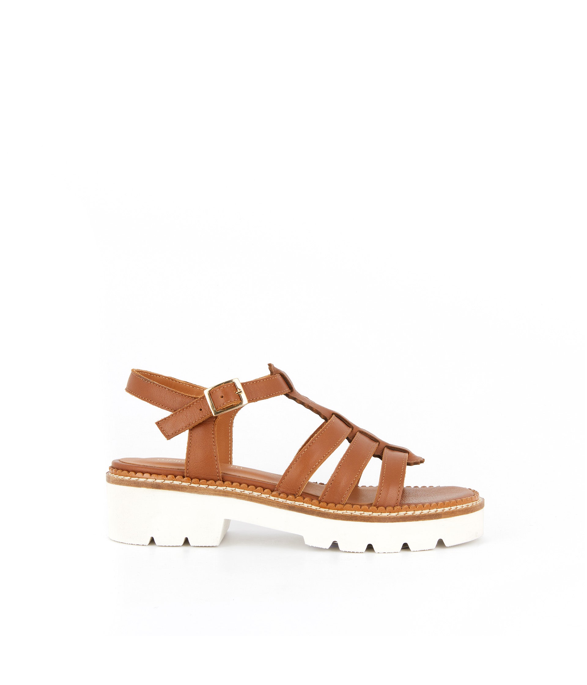 Sandale cuir cognac Isidole