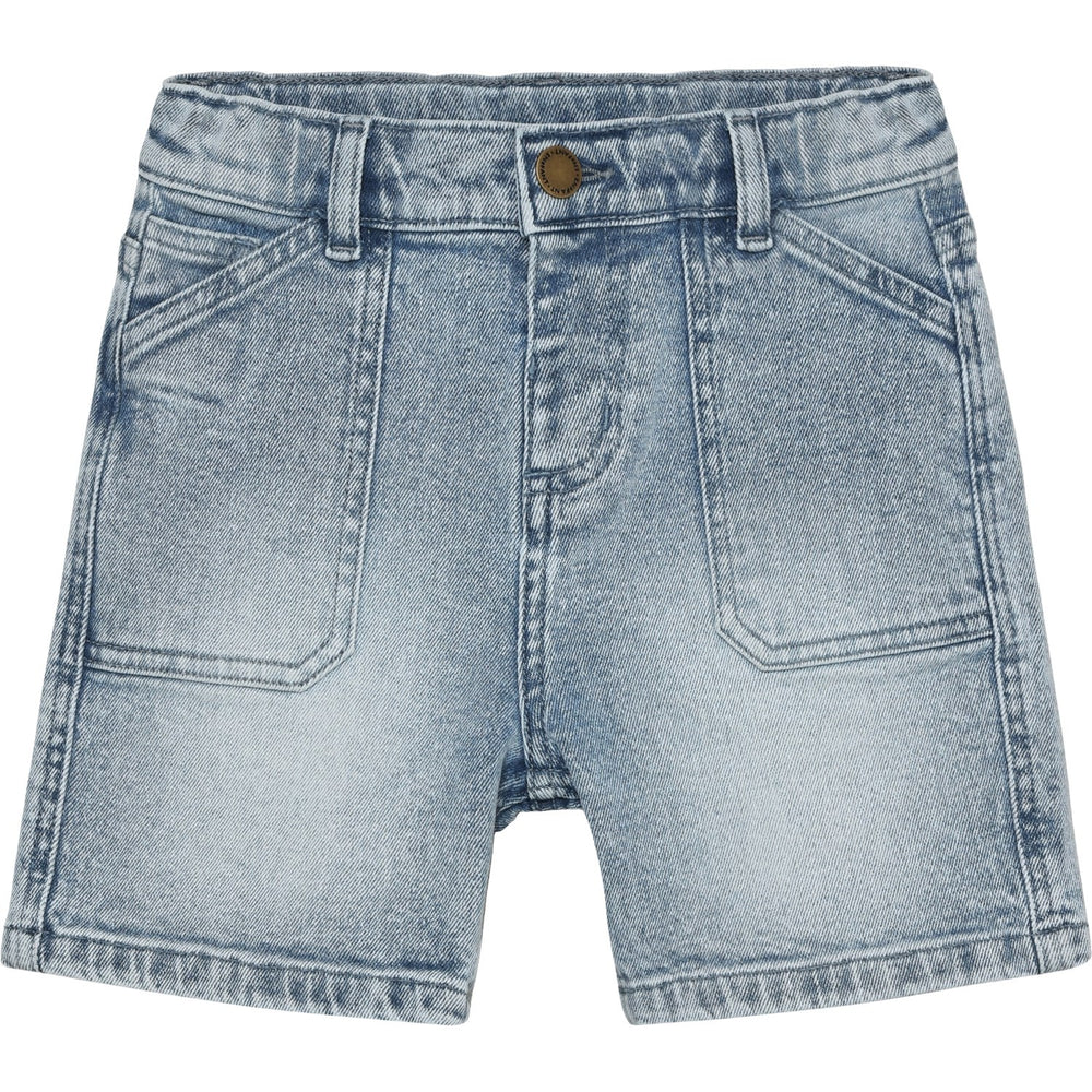 Køb En Fant Light Blue Denim Shorts Denim Bermuda