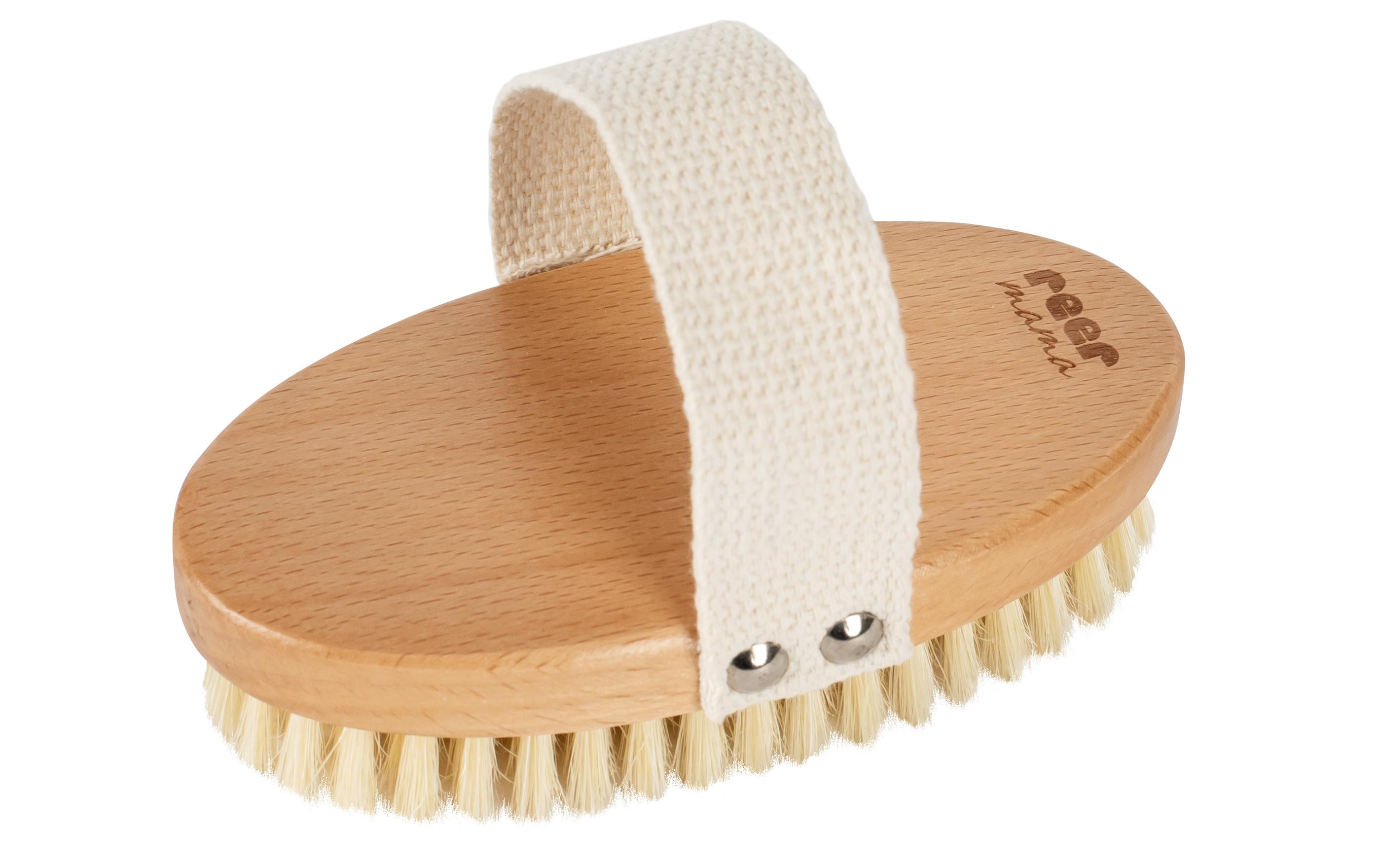 Massagebürste NaturHandmassagebürste für die Pflege des Babybauches