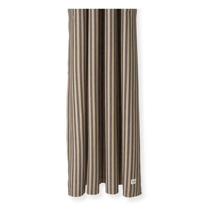 Ferm Living Rideau de douche Chambray | Noir