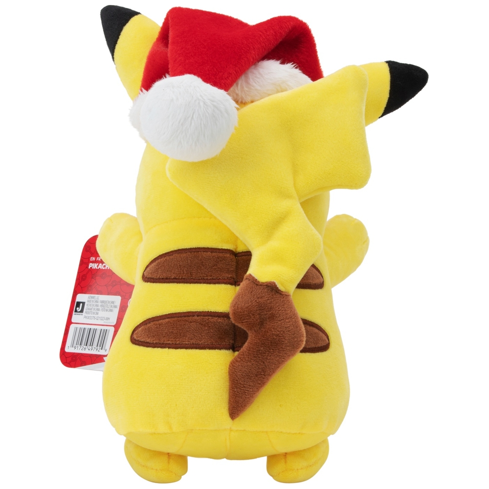 Pokémon Pikachu 20 cm Plüschtier mit Weihnachtsmütze