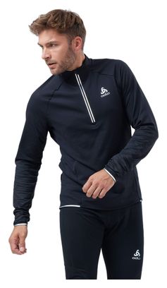 Pull 1/2 Zip Odlo Zeroweight Ceramiwarm Reflective Noir