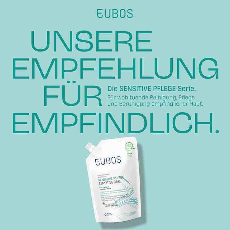 Eubos Sensitive Dusch & Creme Nachfüllbeutel, 400 ml