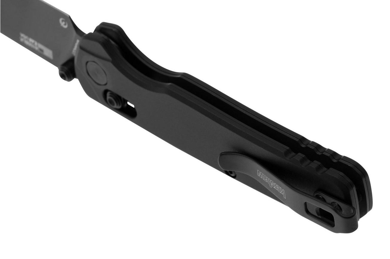 Kershaw Bel Air 6105BLK DuraLock, Black DLC CPM MagnaCut, Black Aluminum zakmes