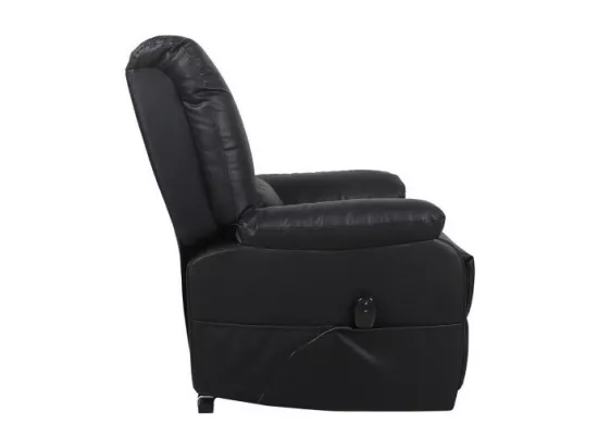 Fauteuil relax electrique TAIWAN simili noir PU
